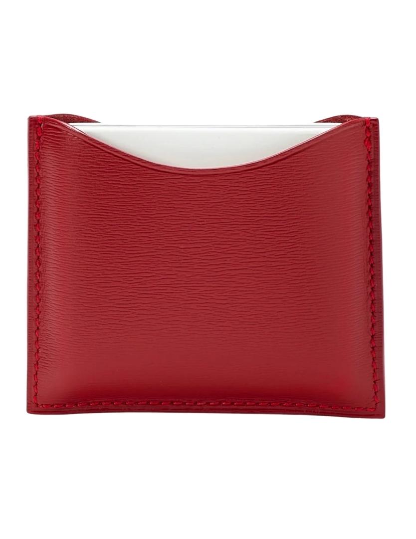 COMPACT CASE RED FINE LEATHER LA BOUCHE ROUGE para Hombre | Dulce Calvo