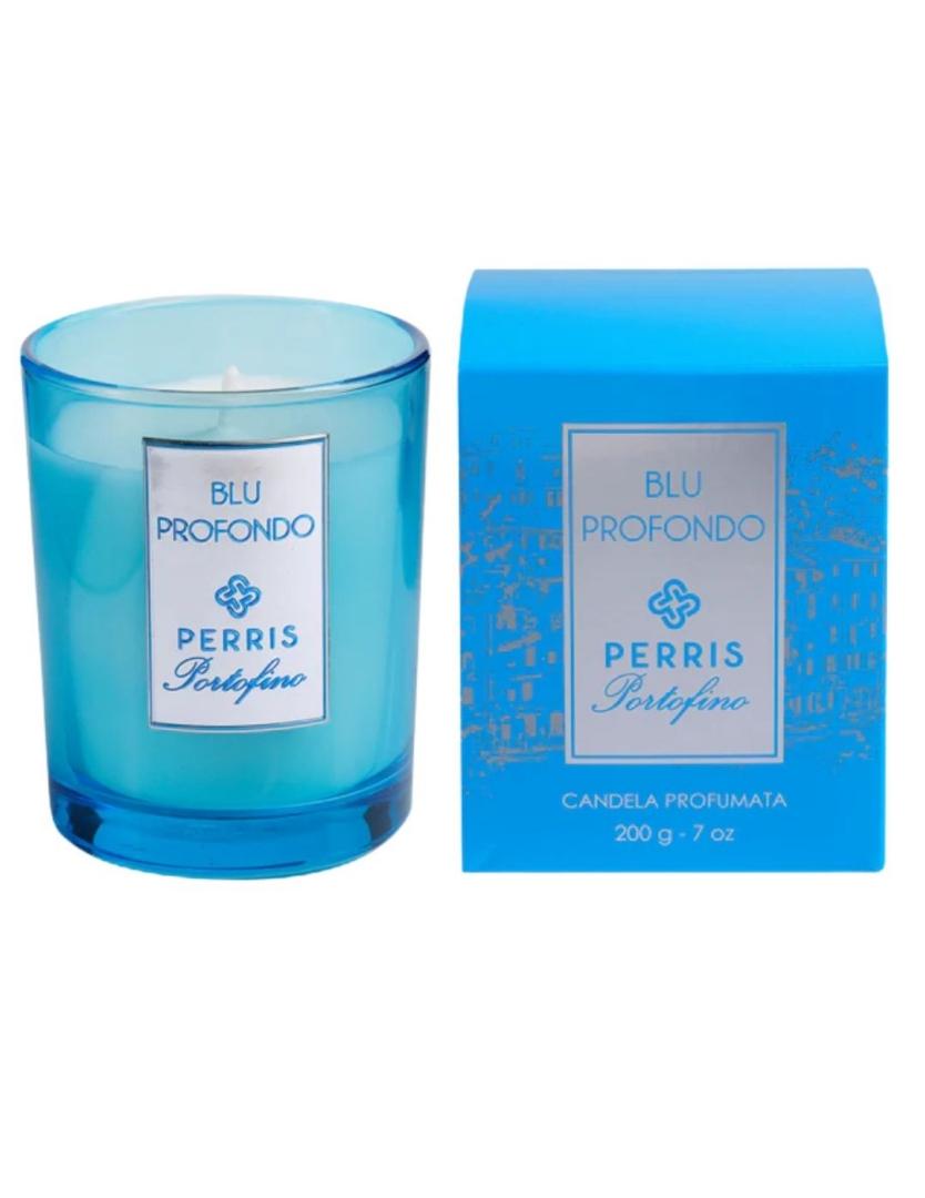 BLU PROFONDO PORTOFINO VELA PERFUMADA PERRIS MONTE CARLO para Unisex | Dulce Calvo